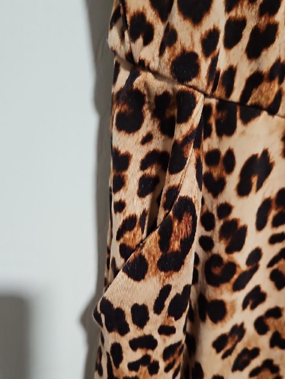 torrid Leopard Print Midi Dress in Tan, Brown and Black - Picture 4 of 5